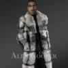 Silver Fox Fur Coat