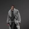 Stylish Silver Fox Fur