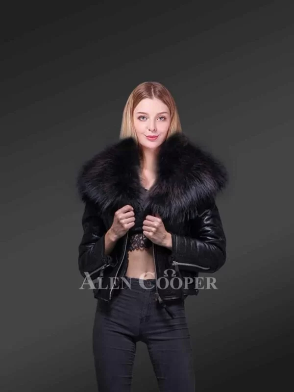 Alen Cooper Short Length Sheepskin Shearling Jacket