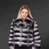 Chinchilla Fur Bomber