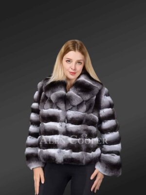 Chinchilla Fur Bomber