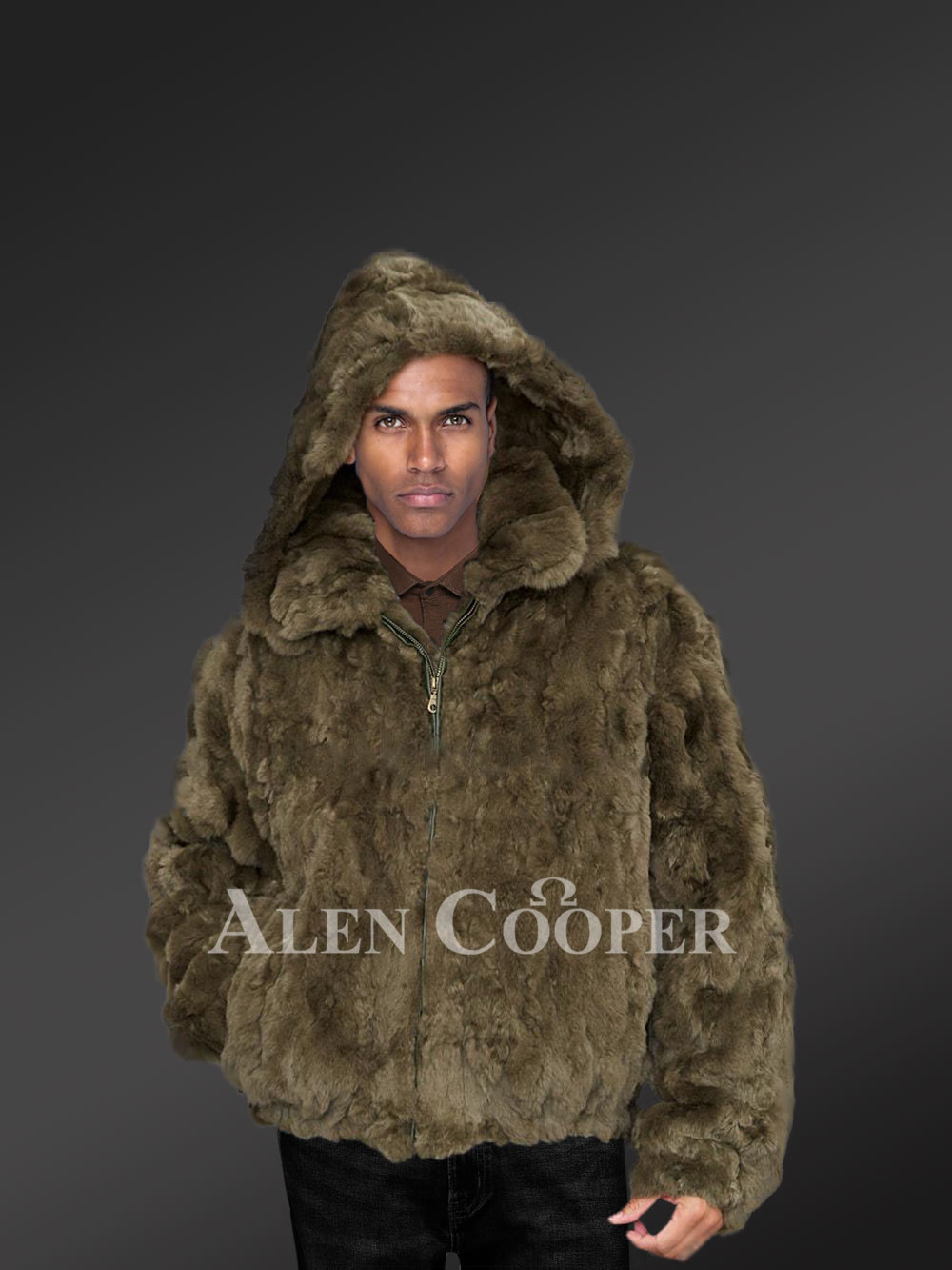 men beaver coat
