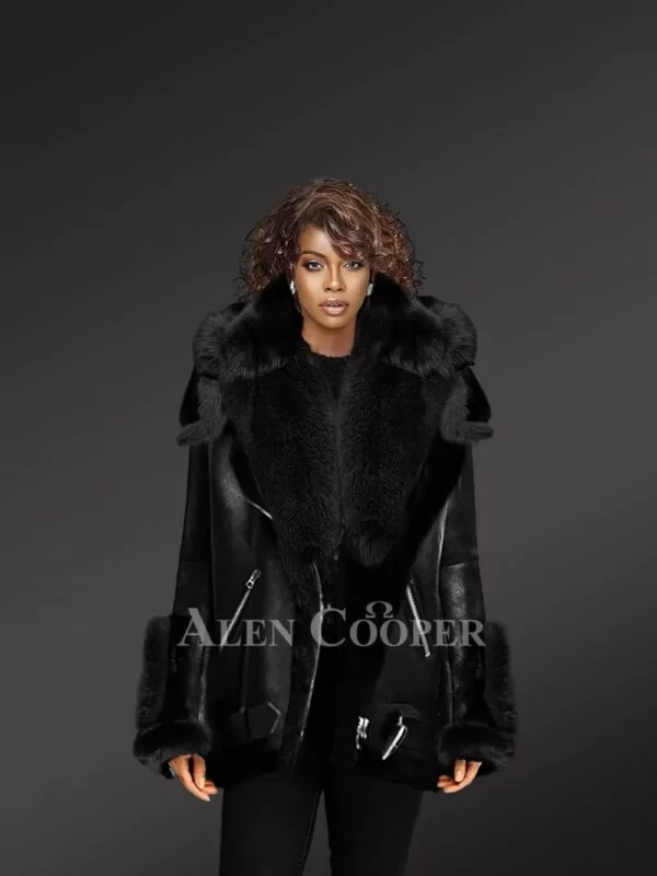 Real Shearling Coat for Women - Image 2