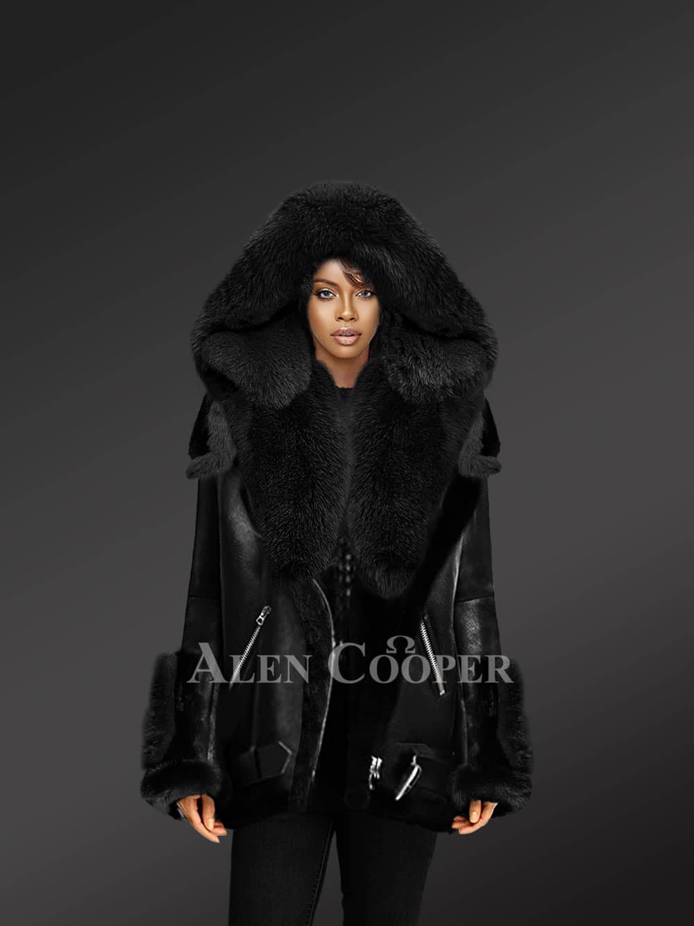 Black Shearling Jacket