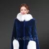 Blue Wool Coat