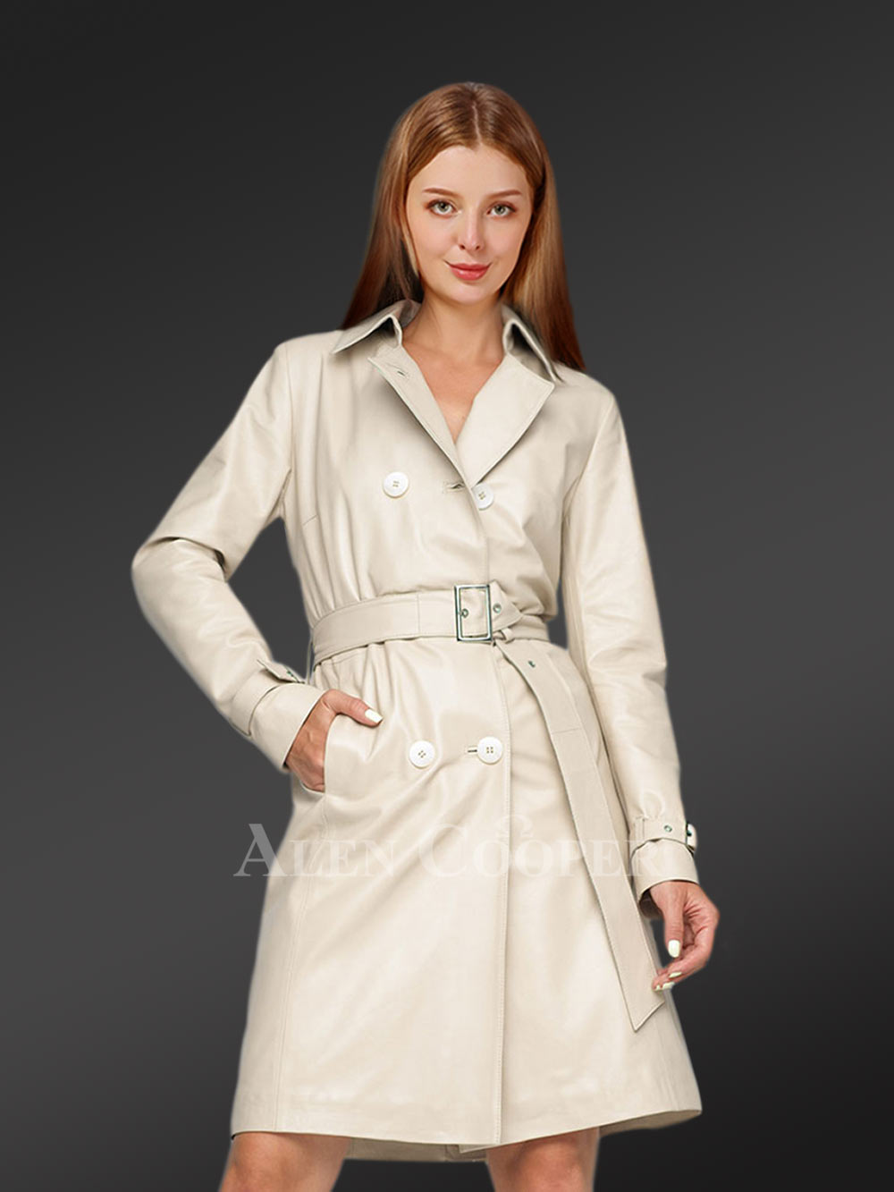 Double Breasted Coat with Belt