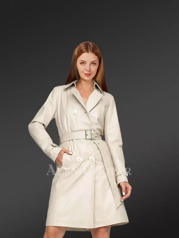 Double Breasted Coat with Belt