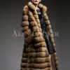 Exclusive and unique long sable fur coats redefining the style and aura of the modern women