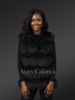 Fashionable Womens Fur Vest