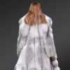 Finland Blue Fox Fur back view