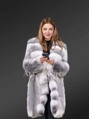 Finland Blue Fox Fur for Women
