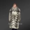 Fox Fur Long Coat