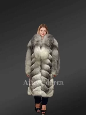 Fox Fur Long Coat