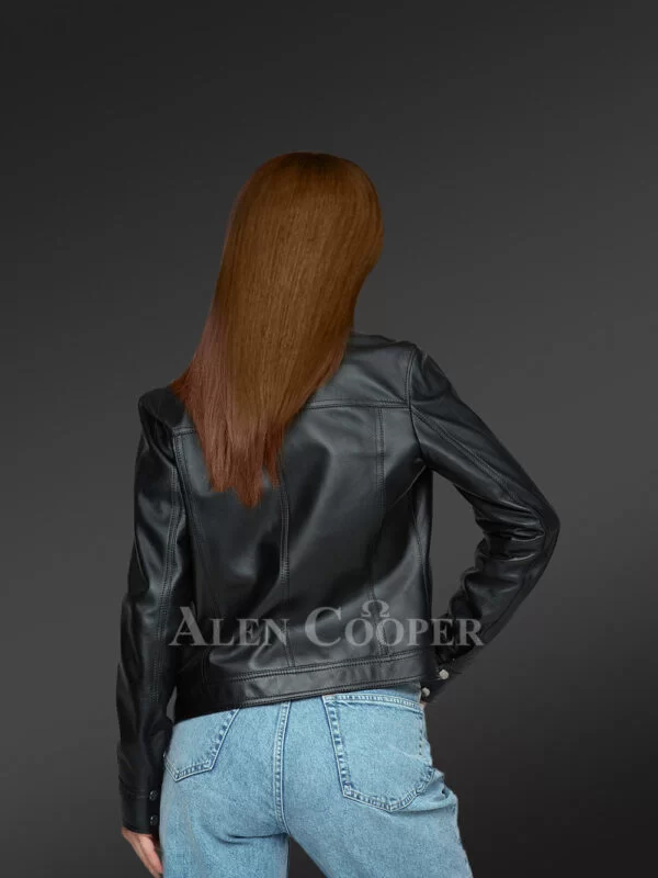Genuine Leather Jackets In Black For Women an Indispensable Winter Wear - Image 3
