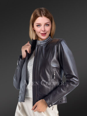 Genuine Leather Jackets in Black for Tasteful Ladies is Worth Exploring