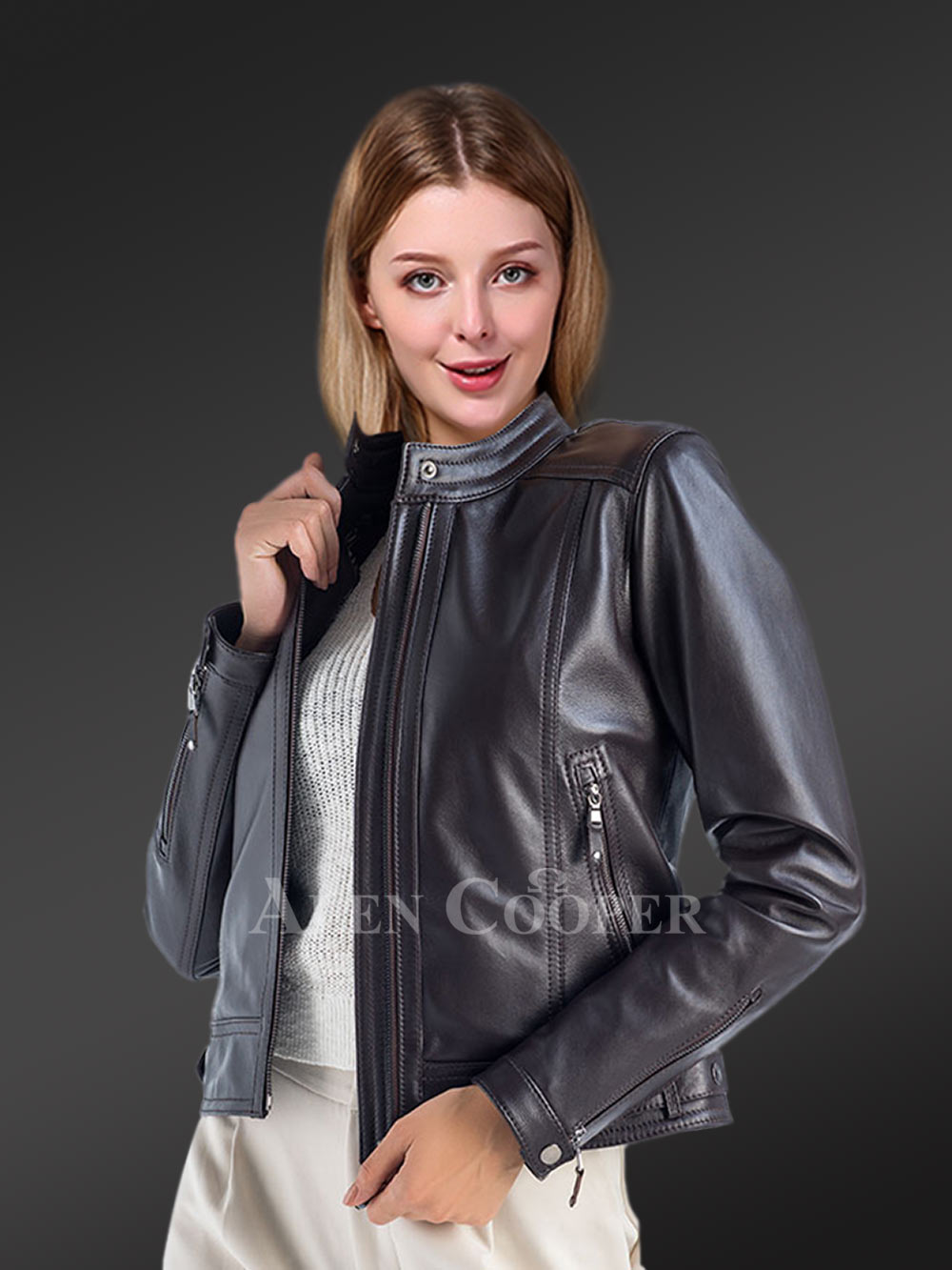 Genuine Leather Jackets in Black for Tasteful Ladies is Worth Exploring