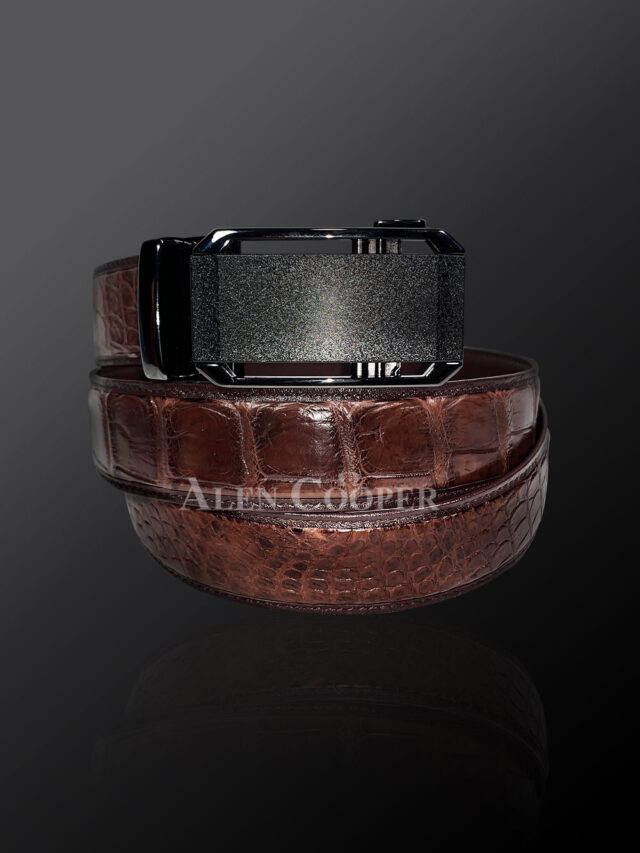 Genuine Alligator Skin Leather Belts For Greater Style And Appeal