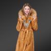 Golden Mink Fur Coat