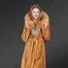 Golden Mink Fur Coat