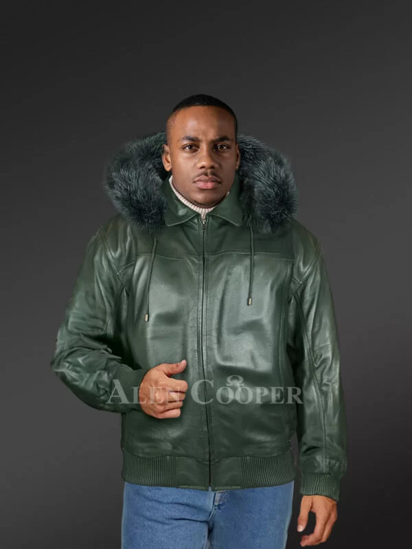 Zipout Hooded Bomber
