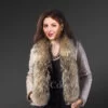 Shearling Raccoon Fur Coat