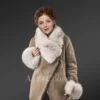 Sheepskin Shearling Coat for Women