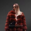 real fox fur