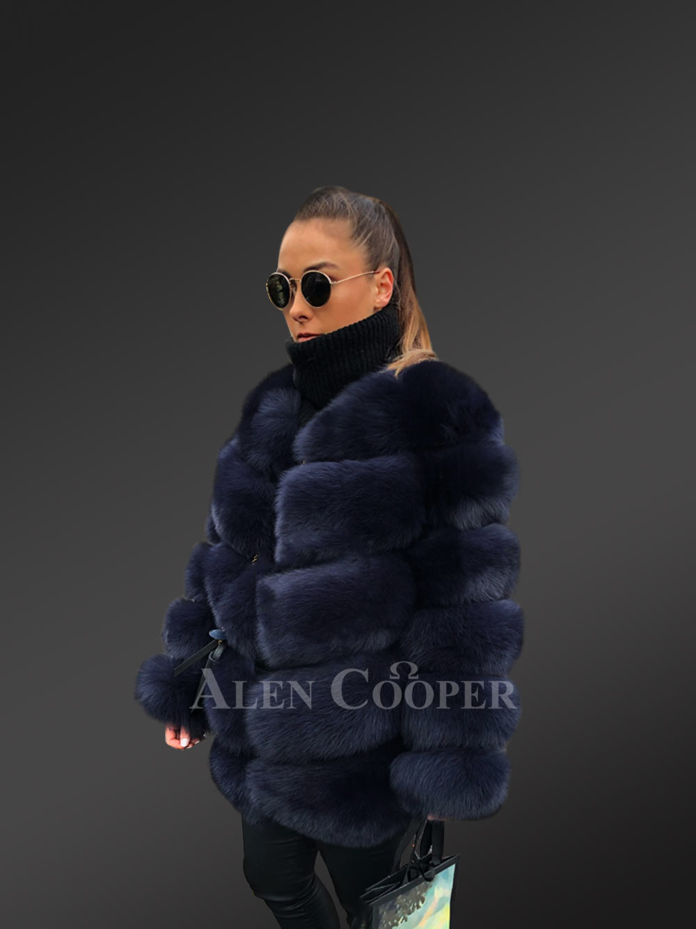 real fox fur paragraph winter coat for 