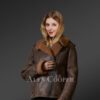 Ladies’ genuine Toscana shearling coats to redefine your style