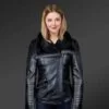 Womens Leather Motorcycle jacket