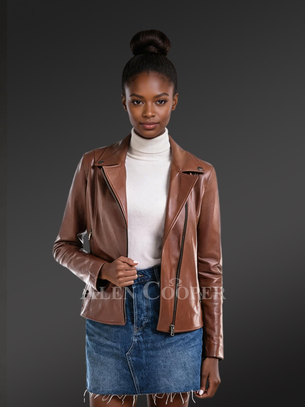 Leather Jackets in Coffee Compliments the Owner with Rich Coffee Shade