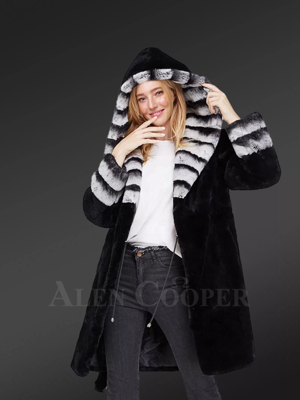 Rex Rabbit Fur Coat