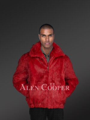 Men’s hooded bomber