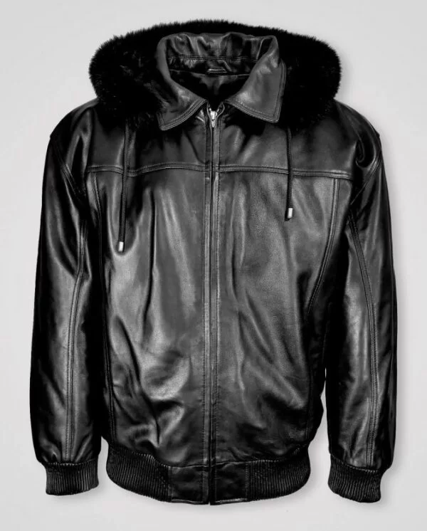 Mens Zipout Hooded Bomber