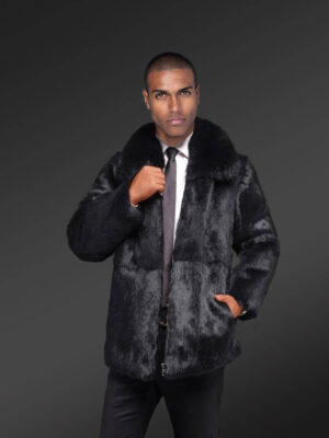 Rabbit Fur Men Coat