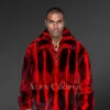 Rabbit Fur Bomber Jacket