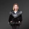 Mink-Fur-Coat-With-Silver-Fox-Fur-Hood-And-Lapels