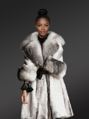 Mink Fur Long Coats to Add Grace to Women