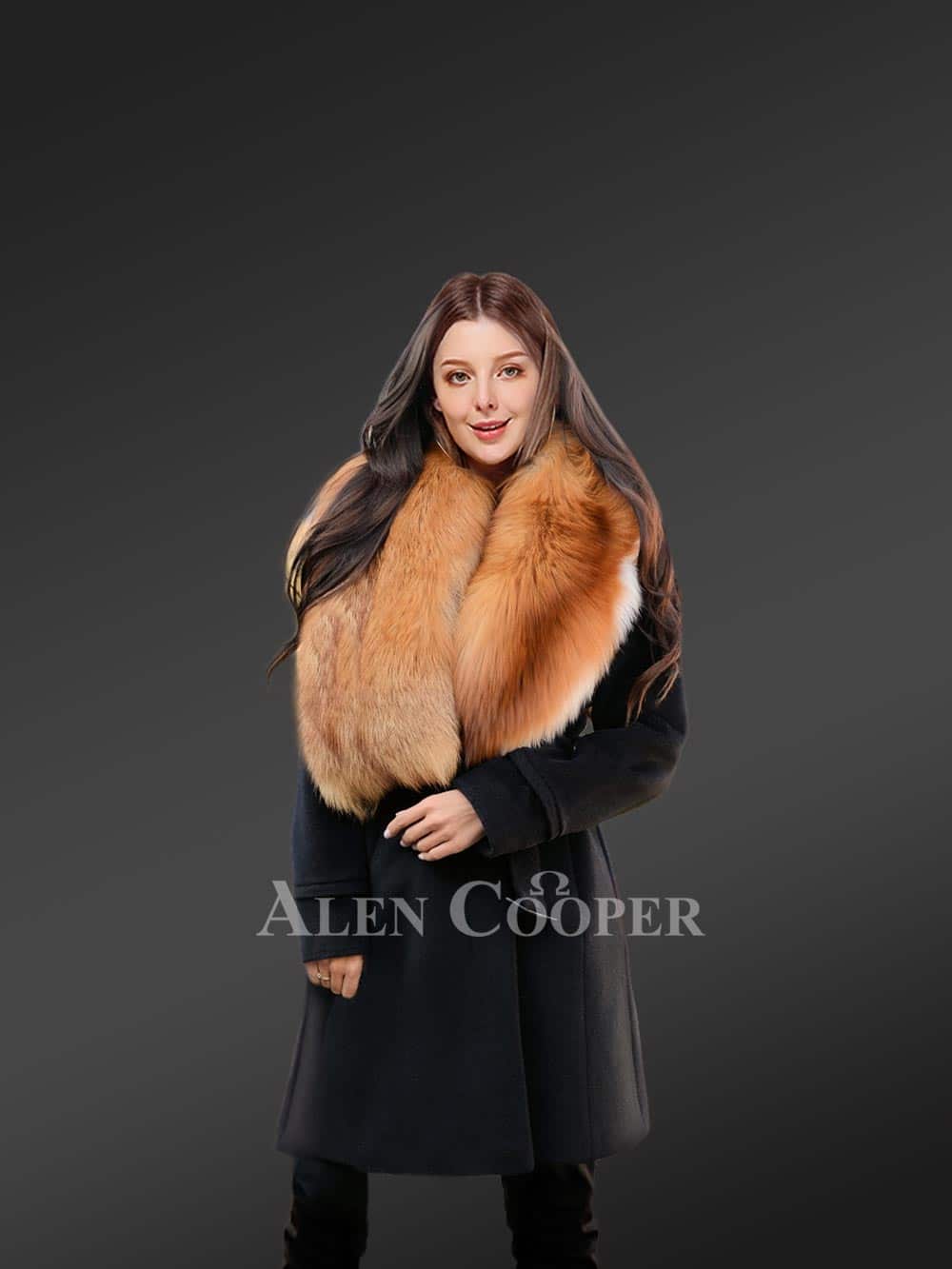 Alen Cooper Fur Coats for Men in Red to Boost Appeal