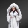 Knee-Length Fox-Fur Coat