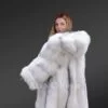 Knee-Length Fox-Fur Coat