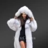 Knee-Length Fox-Fur Coat