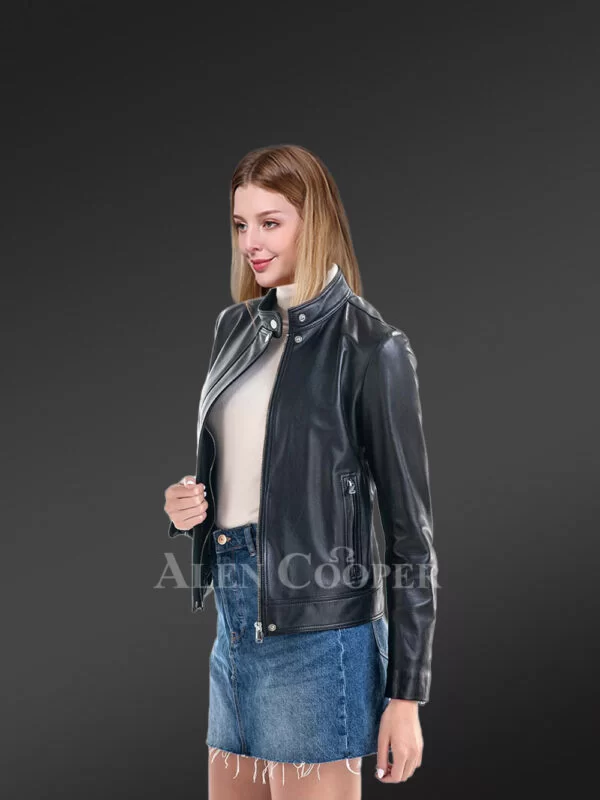 Pure Leather Jacket for Women - Image 2
