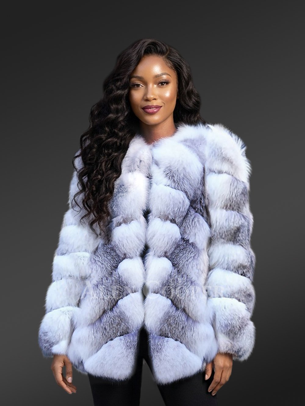 Real Fox Fur Winter Coat for Women