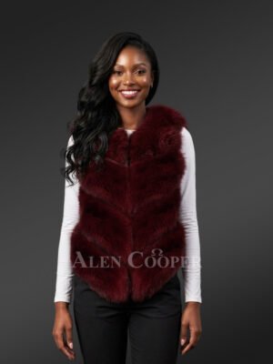 Real Fox Fur Winter Vests For Stylish Divas