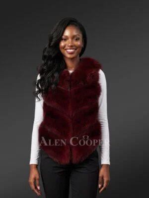Real Fox Fur Winter Vests For Stylish Divas
