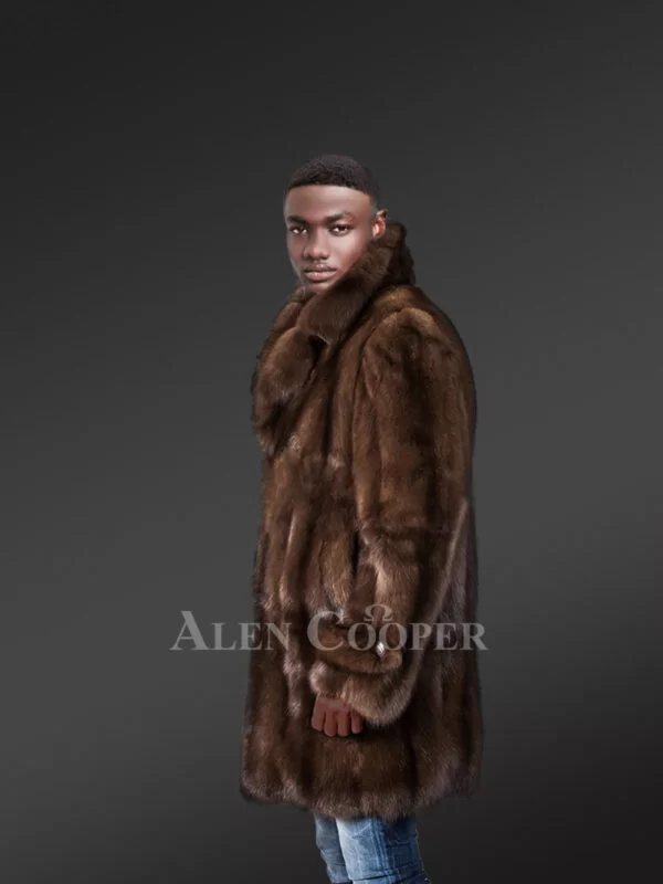 Combination of Coat And Jacket Styles With Sable Fur Is A Sophisticated Winter Outfit - Image 2