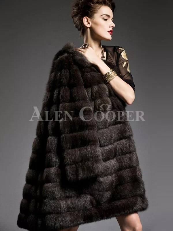 Sable Fur Coat For Stylish Women - Image 2