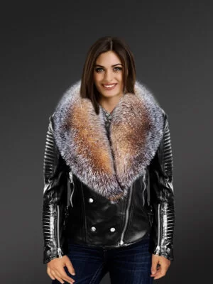 Womens Luxurious Biker jacket