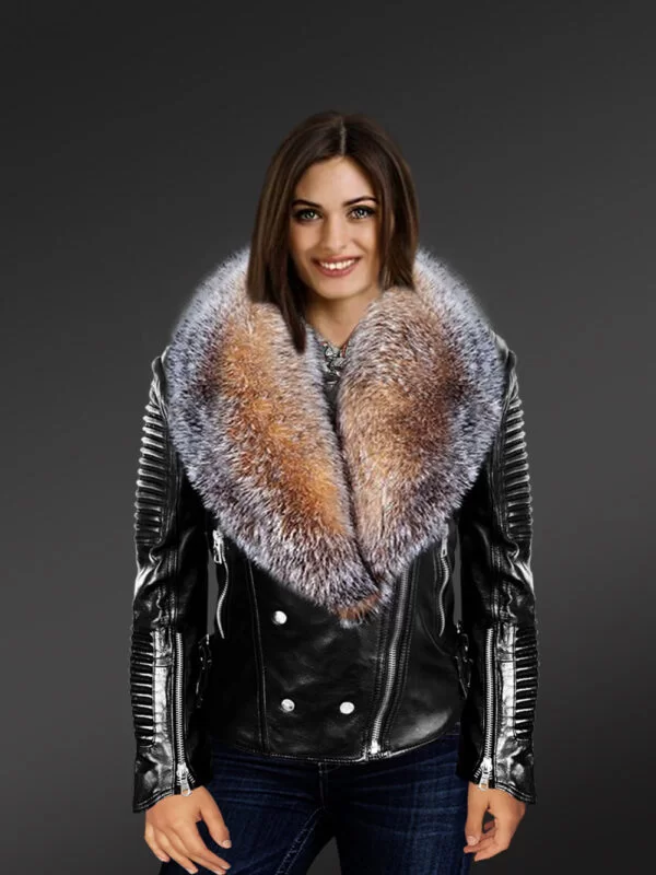 Womens Luxurious Biker jacket